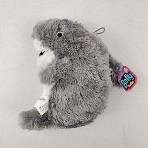 Belly Buddies Grey White Fat Shark Plush Stuffed Animal Toy by Nanco